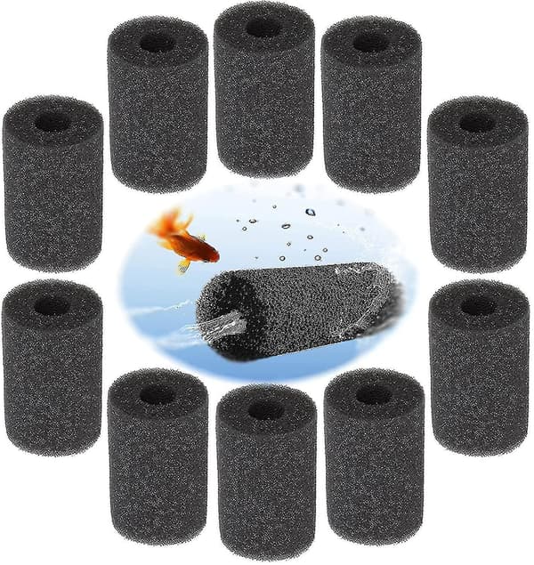 10 stk. Indløbsfilter Svampe Forfilter Svampe Akvarium Filter Svampe Udskiftning