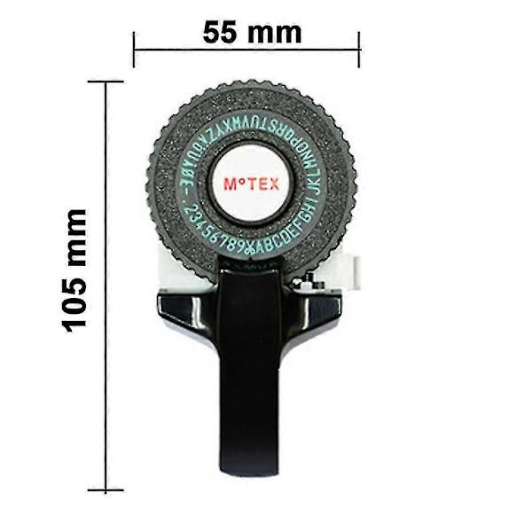 3D Mini Etikettskriver Liten Modell Etikettskriver Manuell DIY Bokstavering