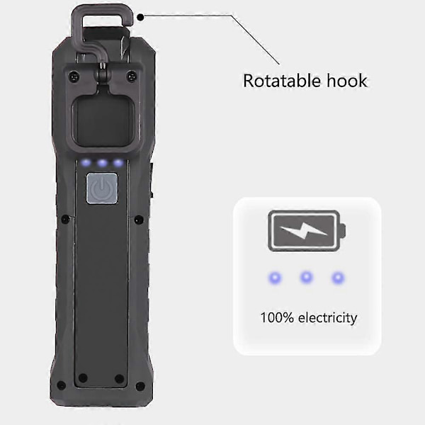 UV Desinfektionslommelygte, Bærbar Mini UV Sterilisator, UVC Desinfektionsstav, LED+ Bakteriedræbende Lommelygte, til Bil Hjem