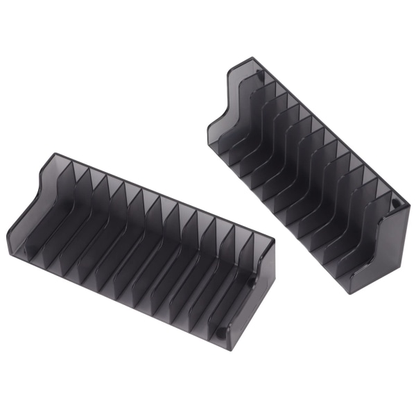 Spillkortlagringsstativ, 2 stk. Multifunksjonell spilldiskdisplayboksbrakett for PS4, CD-disker kortholder spillkortboks for Switch