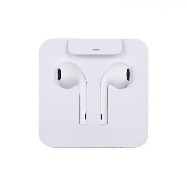 iPhone-kompatibla Lightning-hörlurar i örat iPhone X/11/12/13/14 vita