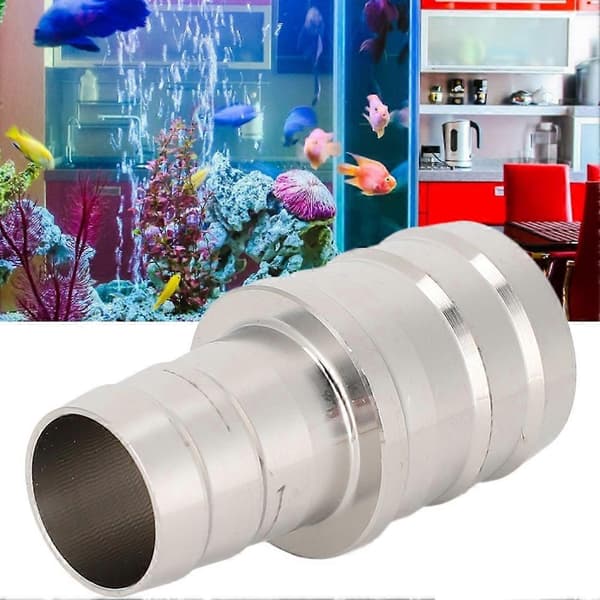 Vandrørsfittings i rustfrit stål til akvarium, 16 mm til 20 mm