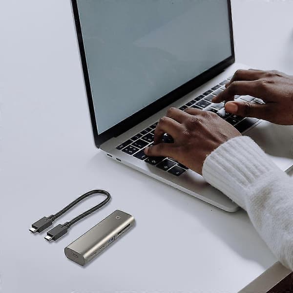 Højhastigheds Usb C Usb 3.1 Gen2 Hub Adapter 1 Til 5 Usb C Docking Station Splitter