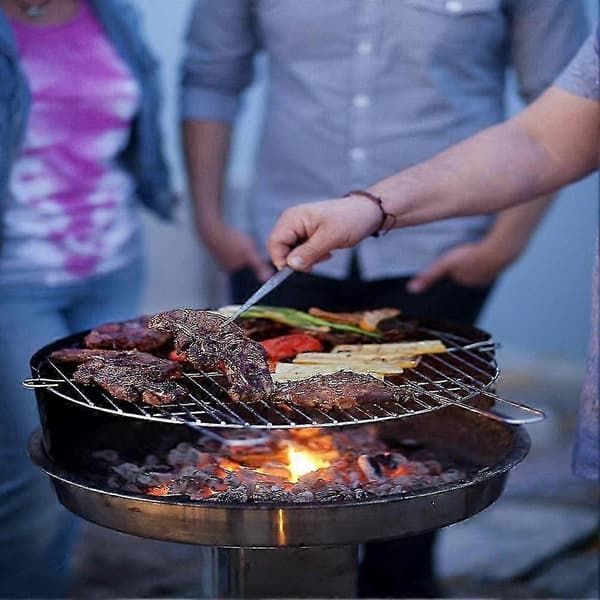 Køkkentænger Sæt - 30 cm Rustfrit Stål Præcisionsgreb Redskaber til Madlavning og Grilning, 2 Stykker