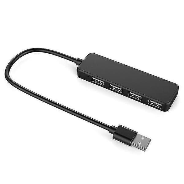 4 Portars USB Hub 2.0 Multi Splitter Expansion Höghastighetsadapter Skrivbordsdator PC Laptop
