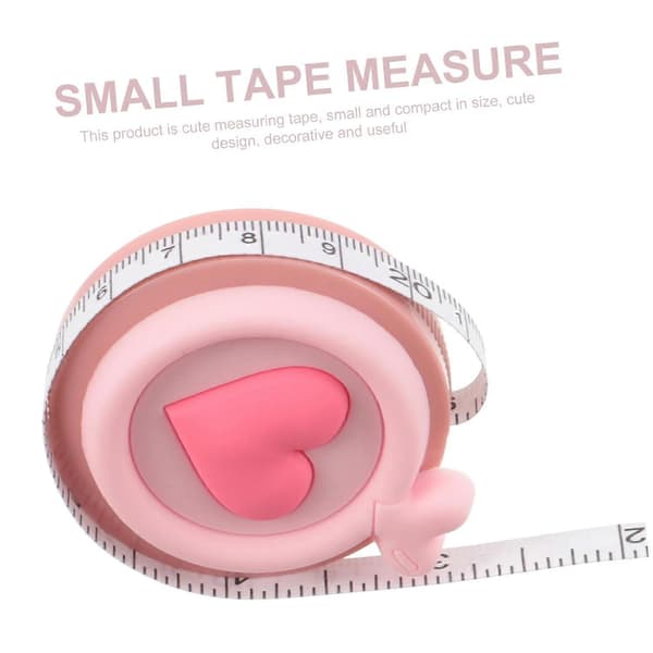 Infällbart måttband för sömnad 3-pack Mini Kompakt Kroppsmåttband