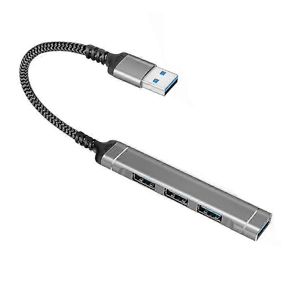 1x3.0+3x2.0 USB Hub 4 Port Multi Splitter Adapter For PC Datatilbehør