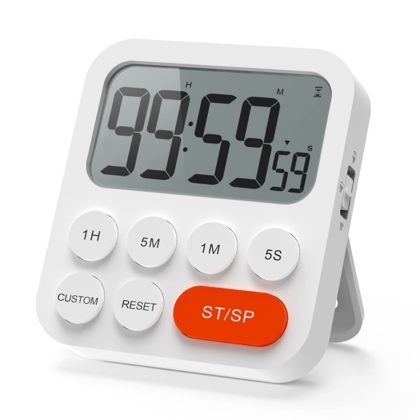 Køkken Timer Digital Madlavningstimer Magnetisk Nedtællingstimer