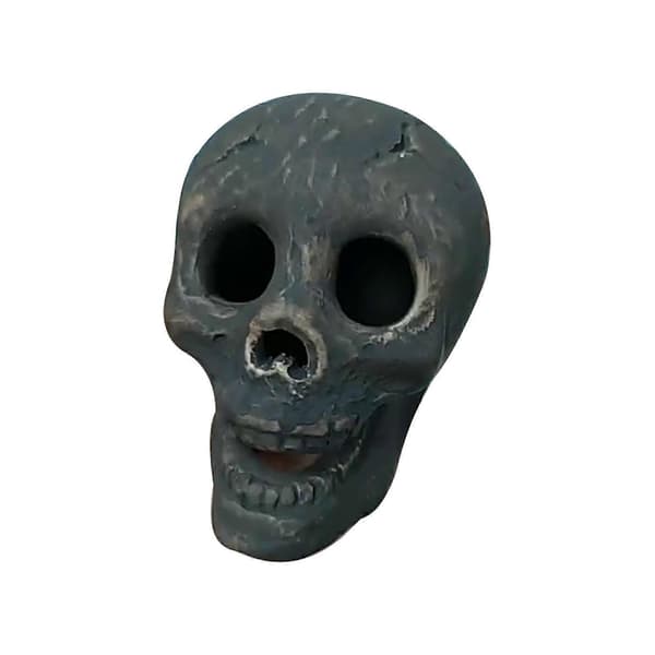 Simuleringskranie Ornament Horror Form Design Mode Dekorationer Black