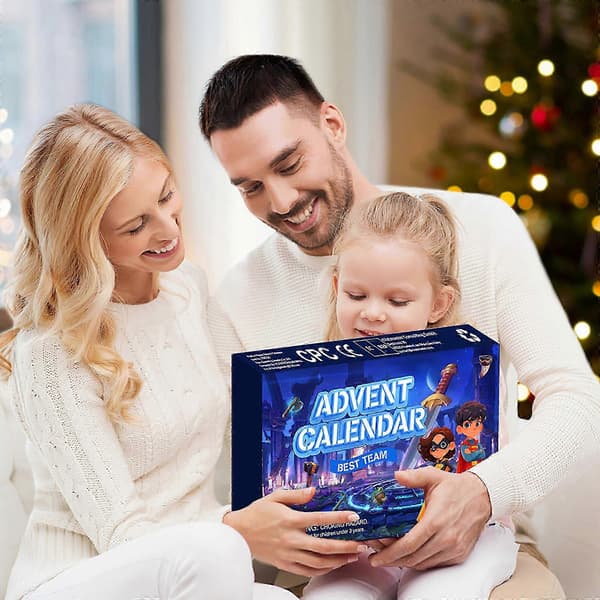Ny julklappsbox Avengers Tredimensionell Alliansdocka Jul Adventsnedräkning Barnpresenter Presentförpackning