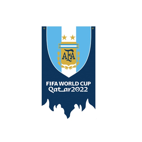 2-pack 30X50\" Qatar VM-fotbollsflagga (för Argentina) Argentina