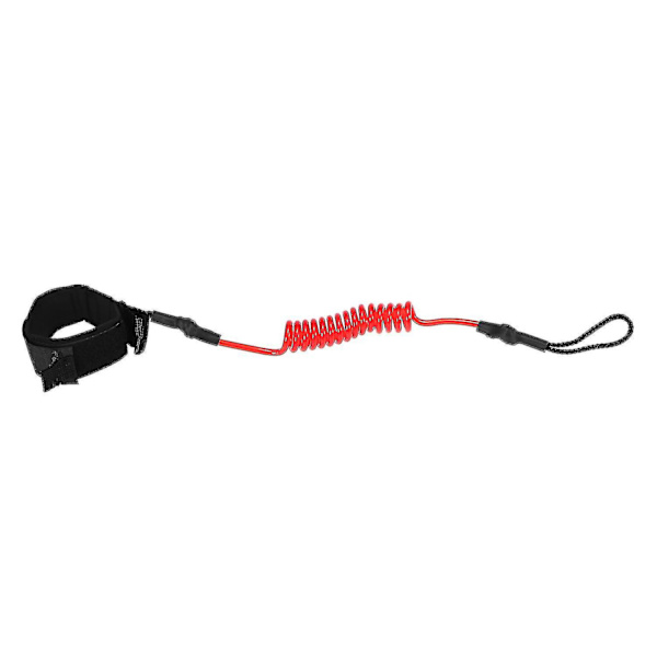 4ft Surfboard Ankelleash - Elastisk Spiralformad Stand Up Paddle Board Benrem, Surfing SUP Leash, Surf Sup Ankelleas