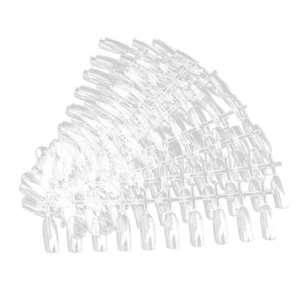 200 st Transparenta Lösnageltippar Nagelkonst Display Material