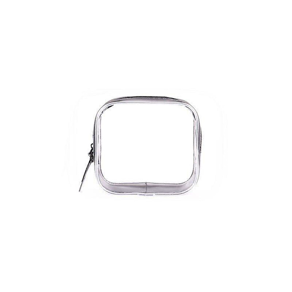 Toalettveske, Liten, Transparent - Grå