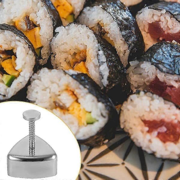Trekantet Onigiri DIY Form Rustfrit Stål Onigiri Risbold Hjemmelavet Værktøj