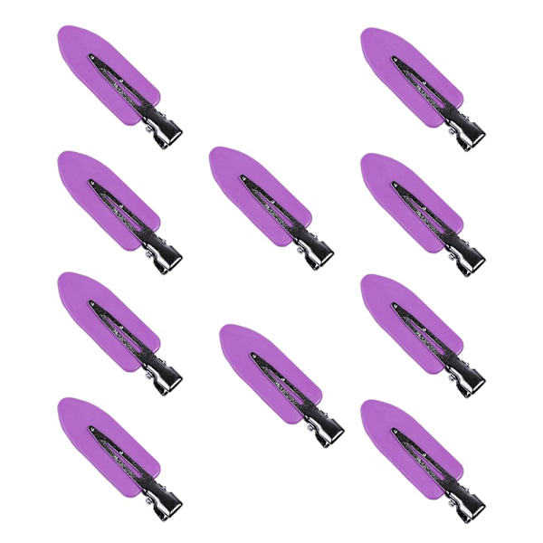 Saumattomat hiuspidikkeet, 10 kpl hiuspinni kiharaklipsejä, hiuspidikkeet, hiusneulat, luo muodikkaan kampauksen, violetti purple