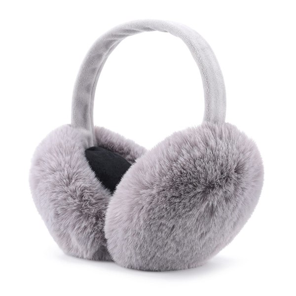 Øreværn til kvinder - Vinterørevarmere - Blød og varm kabelstrik med pelsfleece - Ørebeskyttere til koldt vejr
