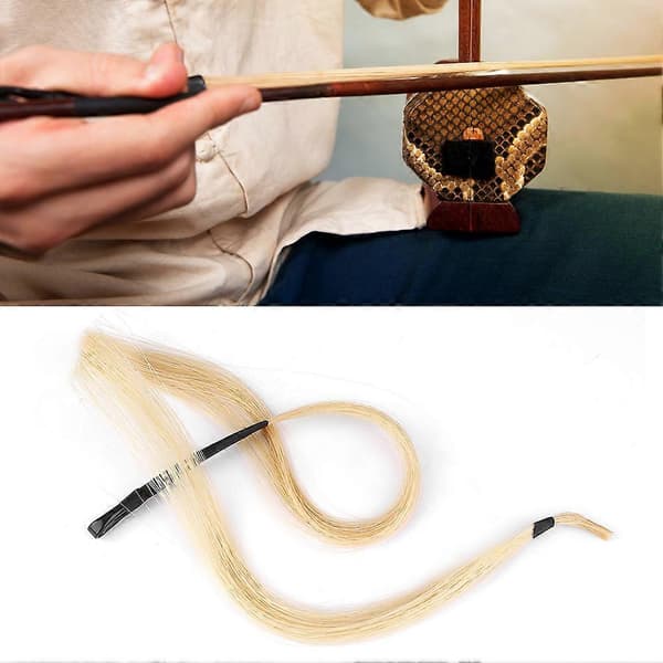 Holdbart Hestehalehår Erhu Bue Tilbehør til Violin, Viola, Cello - BY304