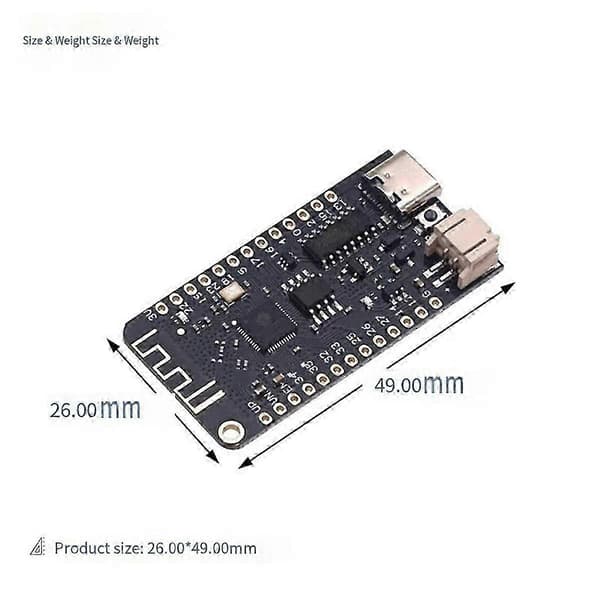 MicroPython ESP32 -kehityskortti V1.0.0 Rev1 Wifi Bluetooth 4 Mt FLASH MICRO-tyypille