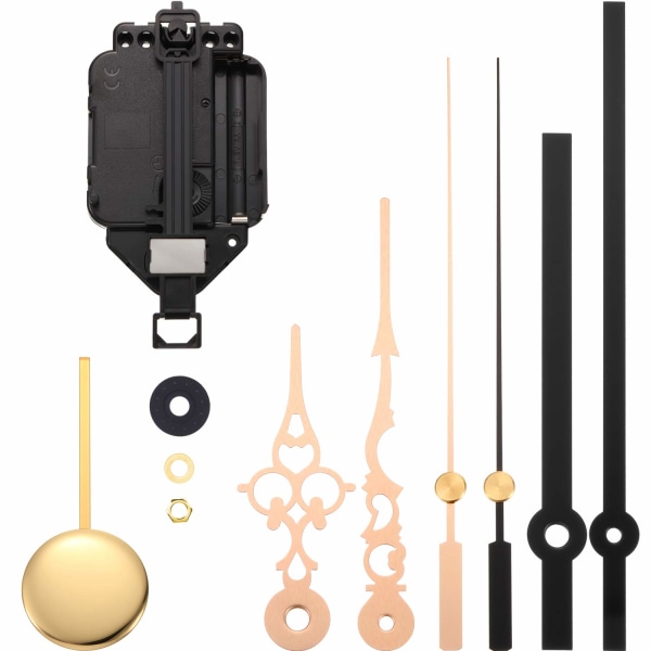 Quartz Pendulum Movement DIY Movement Kits med 2 par visere og pendul