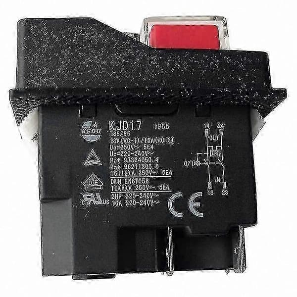 4-Pin 220V Elektromagnetisk Trykknappbryter for Hageutstyr