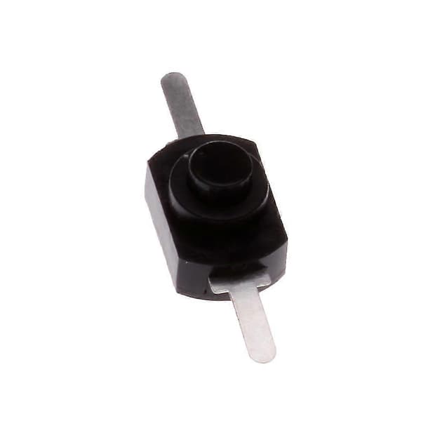 10x 1a 30v Dc 250v Sort Låsende On Off Mini Lommelygte Trykknap Ny