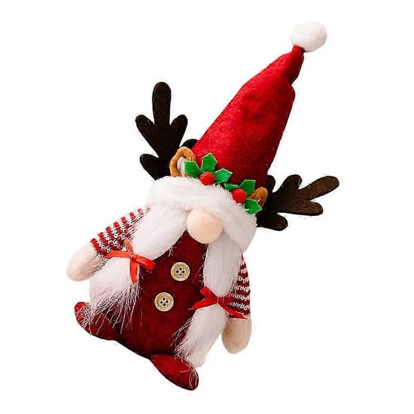 Jule Gnome Pynt Skrivebordsindretning Gnome Dukker Jule Gnome Ornamenter