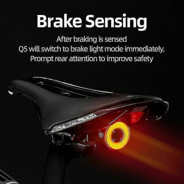 Smart Sykkel Baklys Ultra Sterkt Sete Baklys Oppladbart Sykkellys