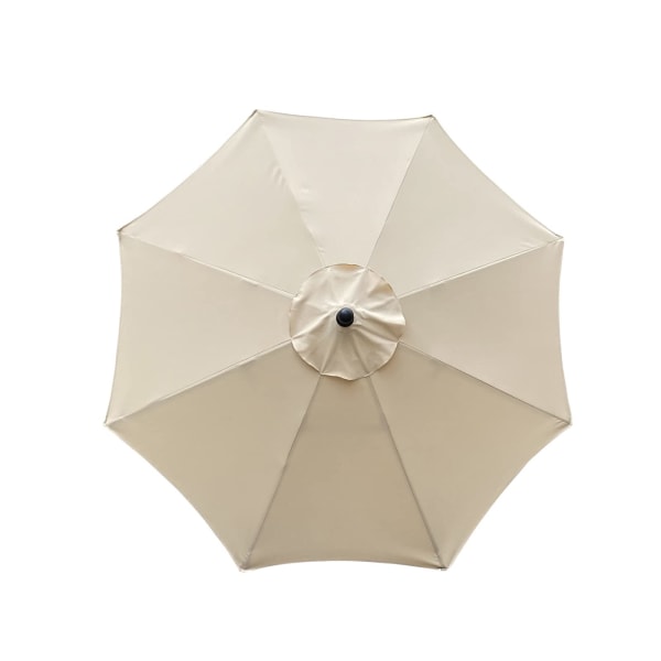 Erstatningstrekk for parasoll, 8 ribber, 3 m, vanntett, anti-UV, erstatningsstoff, beige beige