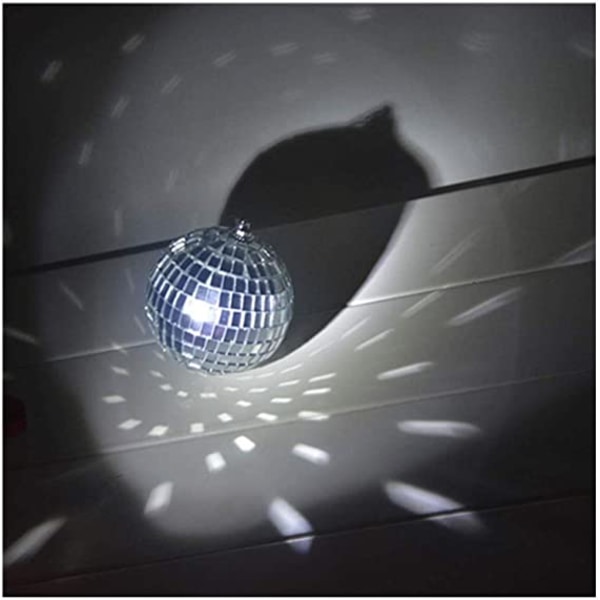 6 Pack 2" disco ball dekorasjon hengende speil ball ornamenter