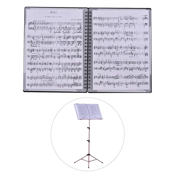 Musikarkivmapp i svart