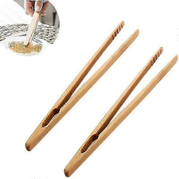 Rostbröd Tänger Bambu Kökstänger För Brödrostar Ätpinnar 18cm