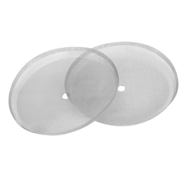 Återanvändbart 304 rostfritt stål kaffepressfilter, 80 mesh, 10 st