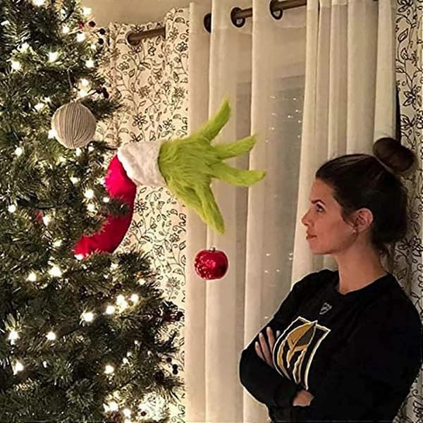 Juletyv Grinch Kroppsdekorasjon Grinch Juledekorasjon