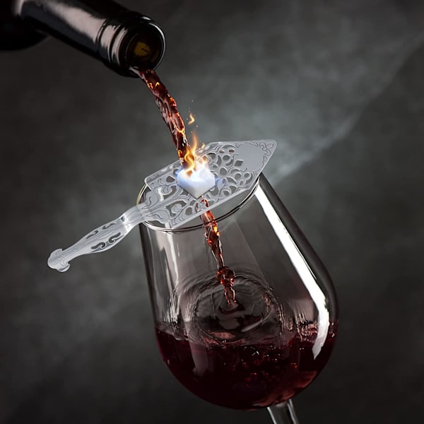 2 stk rustfritt stål absint skje malurt cocktail bar