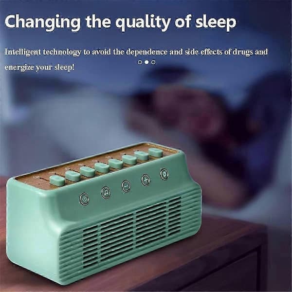 Trådlös Bluetooth Naturlig Vit Brus Högtalare Portabel Musiklåda Sovrum Avslappningshögtalare