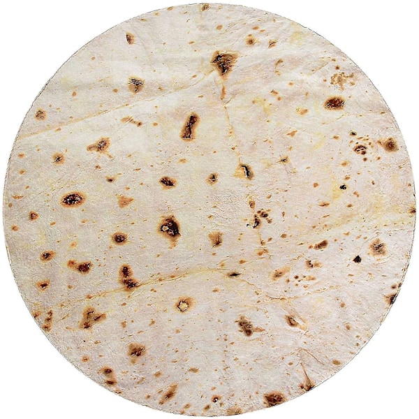 Burrito-filt, dubbelsidig, gigantisk mjöltortilla-filt