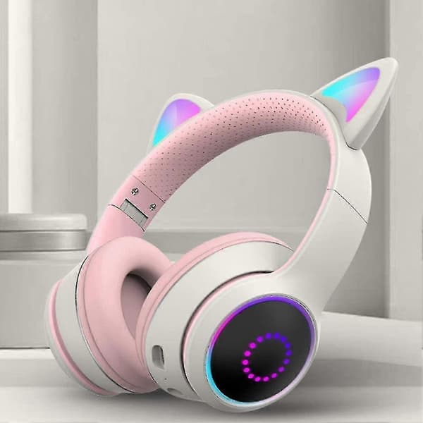Headset Trådløst Bluetooth Headset - Pink