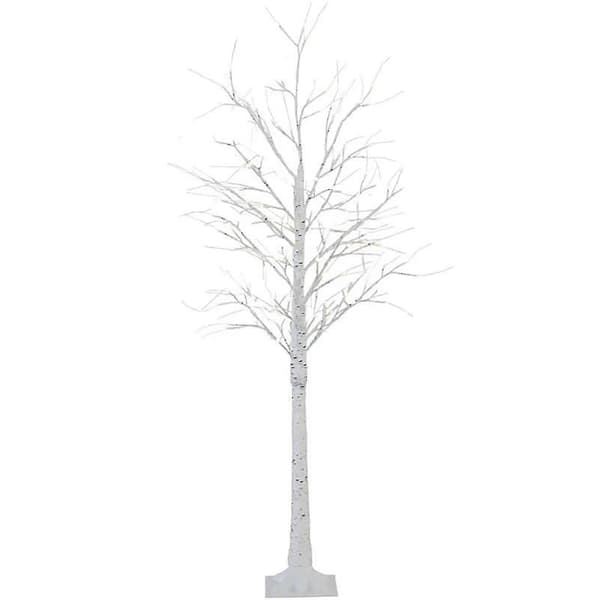 Juletre dekorasjon LED Bjørketre Soveromslys For Landskap Lysende Dekor Nyttår DIY Dekor USB white