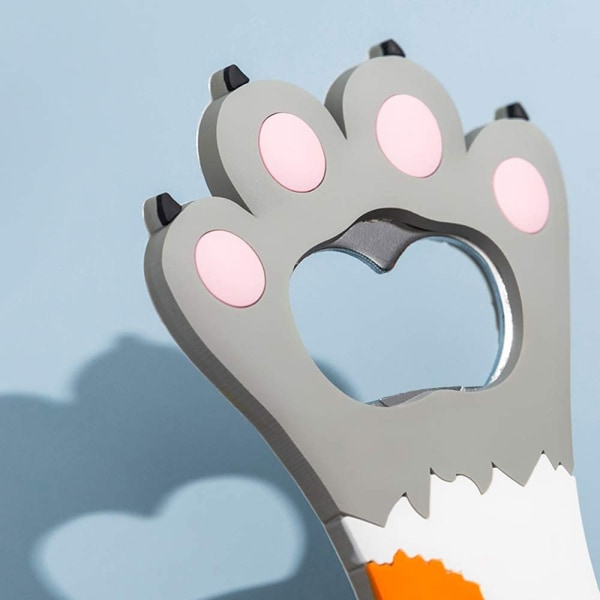 2 st kattklos flasköppnare magnetisk kylskåpsmagnet