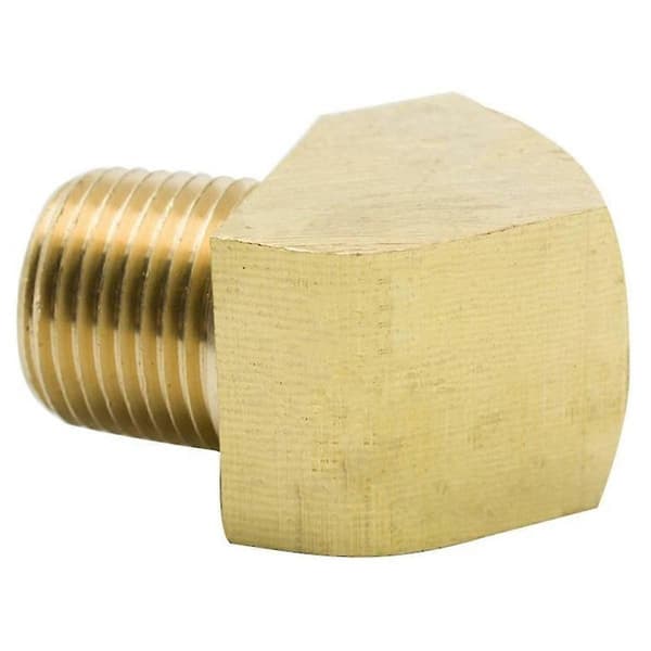 45° messing vinkel 1/4 tomme NPT han-hun 2-pak