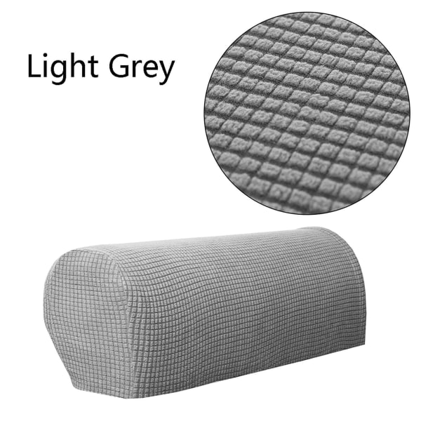 Skydd för fåtöljsarmstöd, 2-pack, fleece av hög kvalitet, stretchigt fåtölj-/sofasarmskydd, stretchpassform