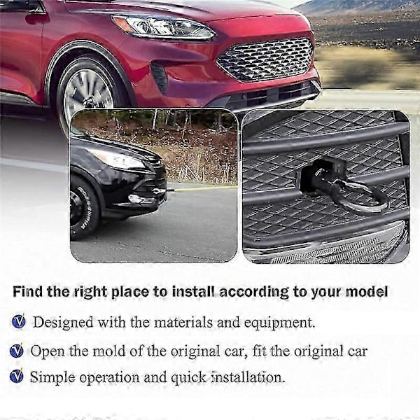 Front & Bageste Trækkrog til 2013-2021 Escape Focus Fusion