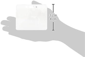 Märkeshållare, Horisontell, Klar, 50-pack
