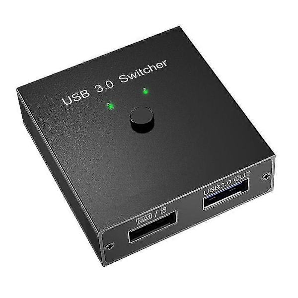 USB-brytervelger 2 datamaskiner deler 1 USB-enhet USB 3.0-hub