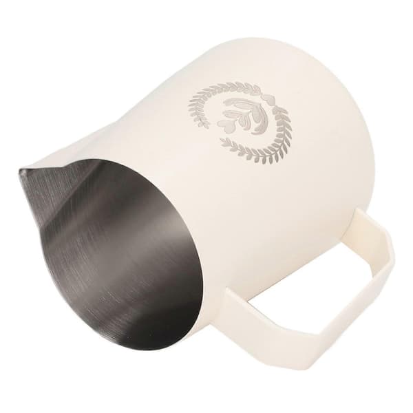 Melkeskumkanne i rustfritt stål 450 ml for kaffedrikker