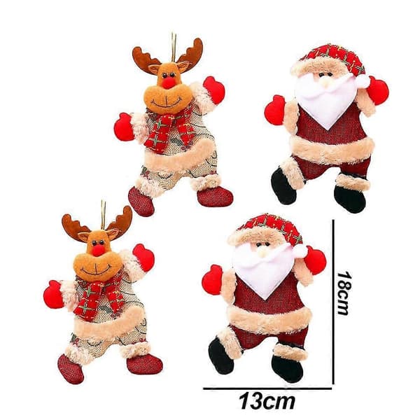 Juletræspyntsæt, Juledukker til dekoration style 3