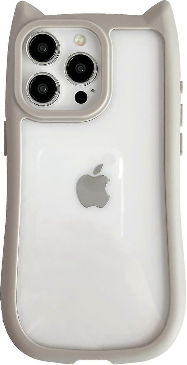 1 stk. sødt katteøre-telefoncover til iPhone 16 Pro Max