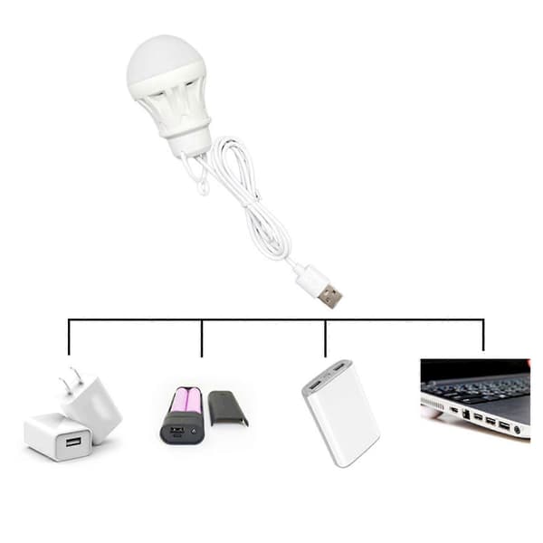 Usb Camping Pære 5v Strøm Skrivebordslampe Boglampe Studerende Studie Bord Super Lys