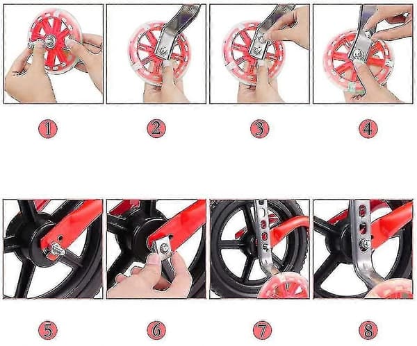 Stödhjul, Stödhjul för barncykel, Universalstabilisator, Barncykel bak